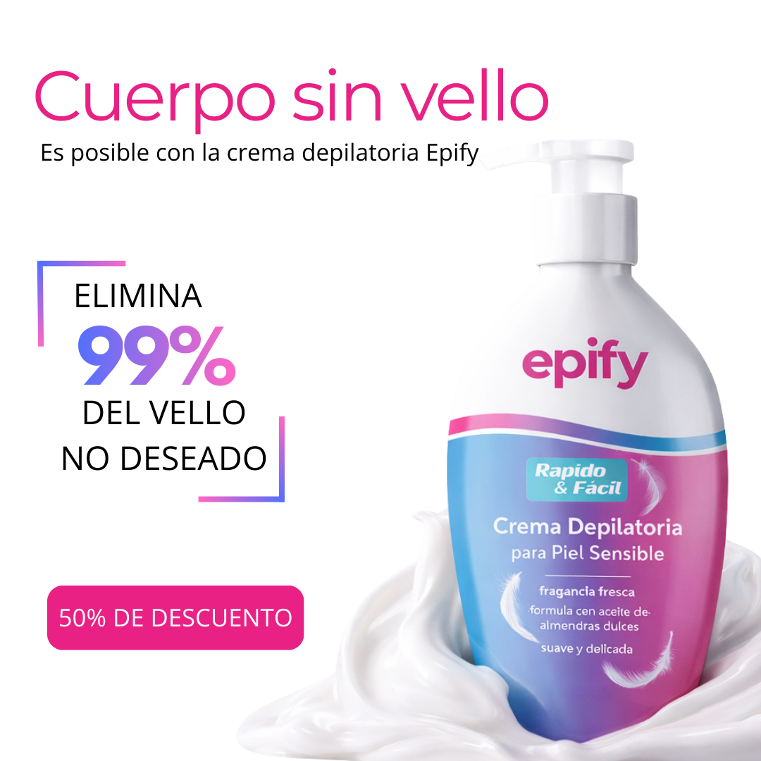 Crema Depilatoria Sin Dolor para Piel Sensible