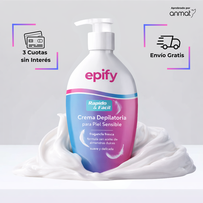 Crema Depilatoria Sin Dolor para Piel Sensible