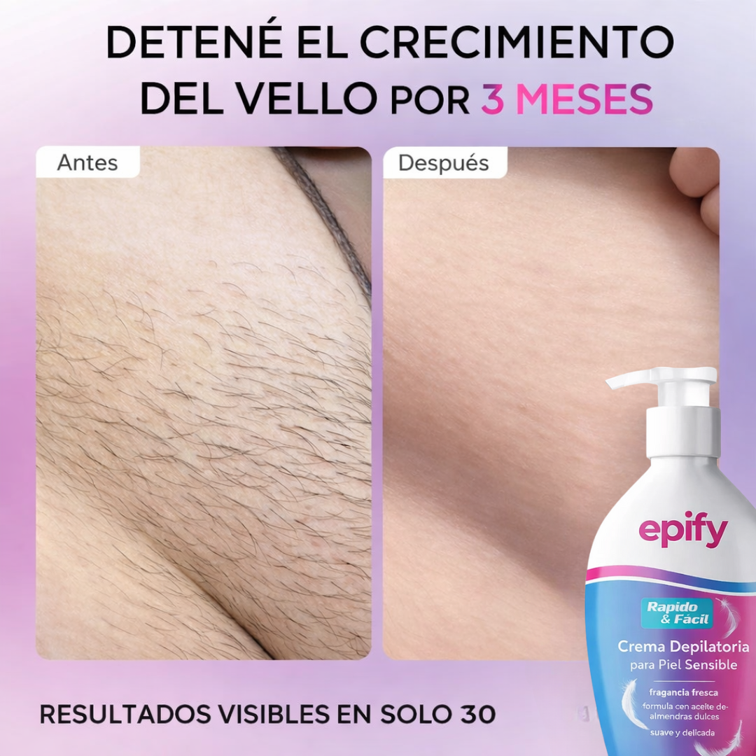 Crema Depilatoria Sin Dolor para Piel Sensible